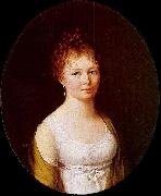 Louis Leopold  Boilly Portrait of Gabrielle Josephine du Pont Spain oil painting artist